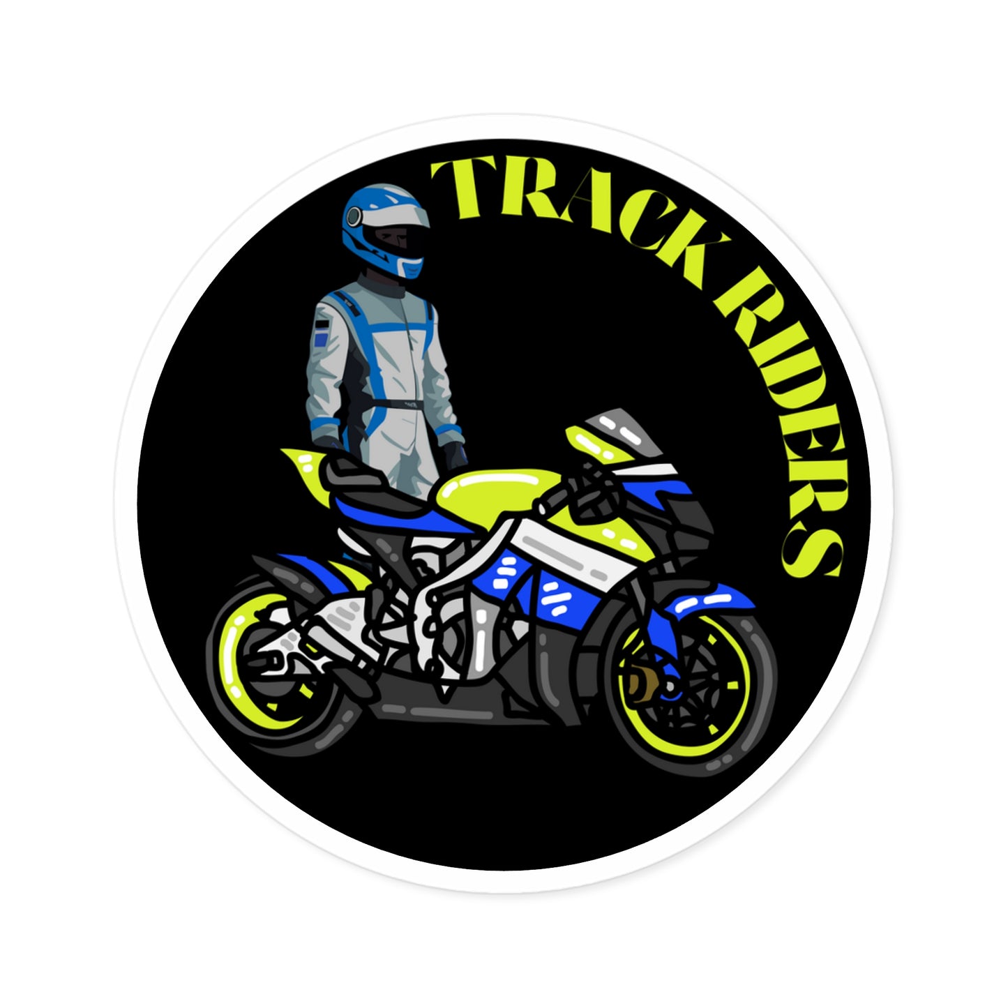 Track Rider Vinyl Sticker