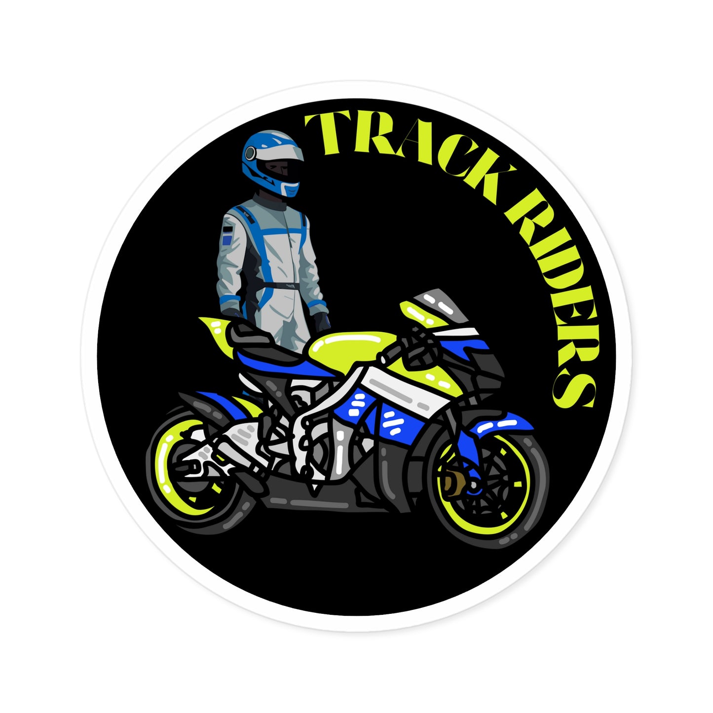 Track Rider Vinyl Sticker