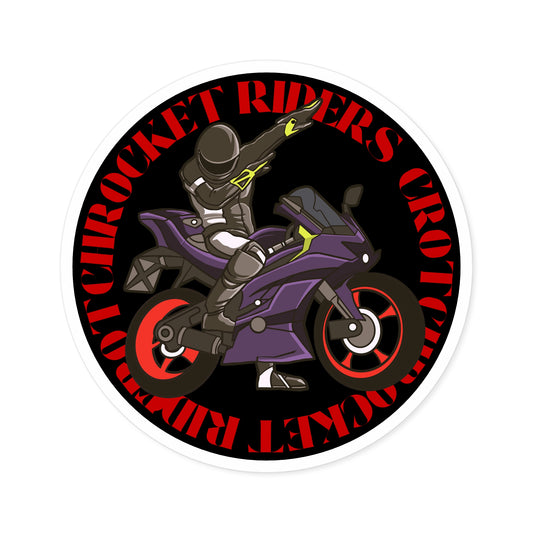 CrotchRocket Sticker