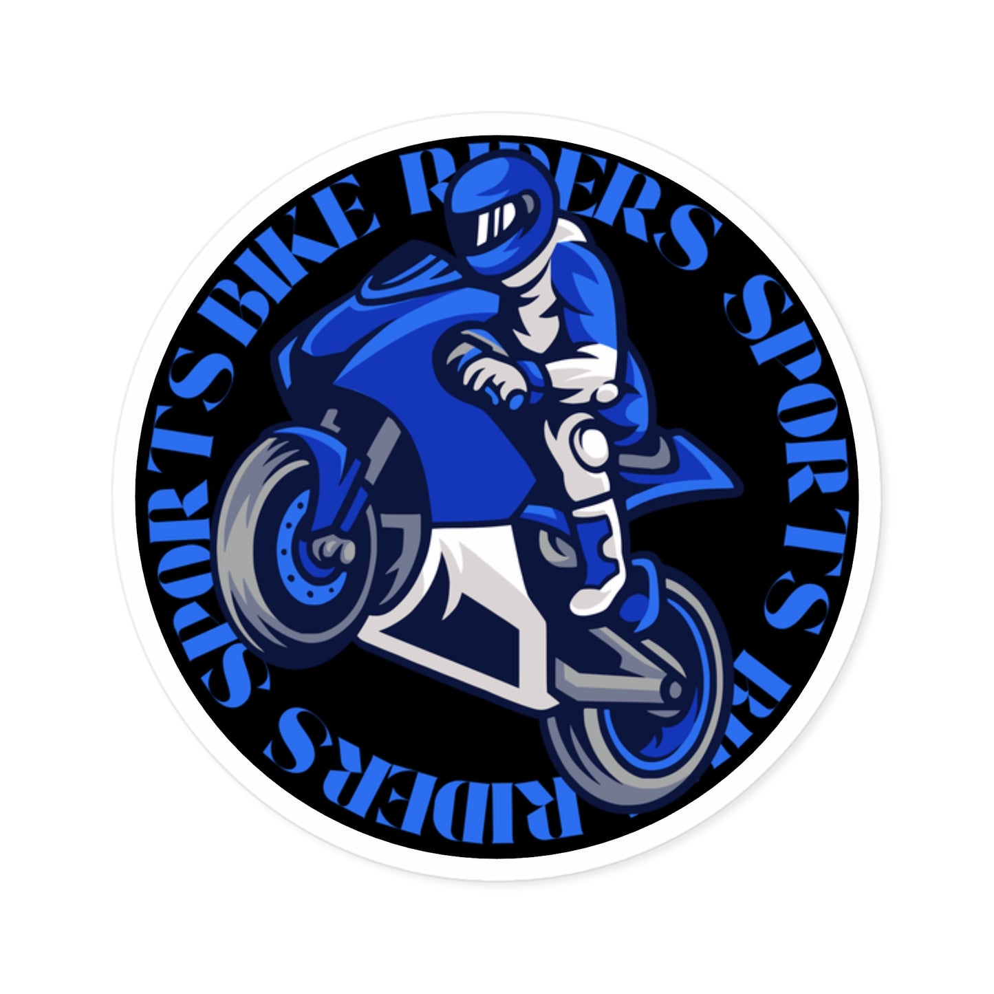 Sports bike Riders Vinyl Sticker