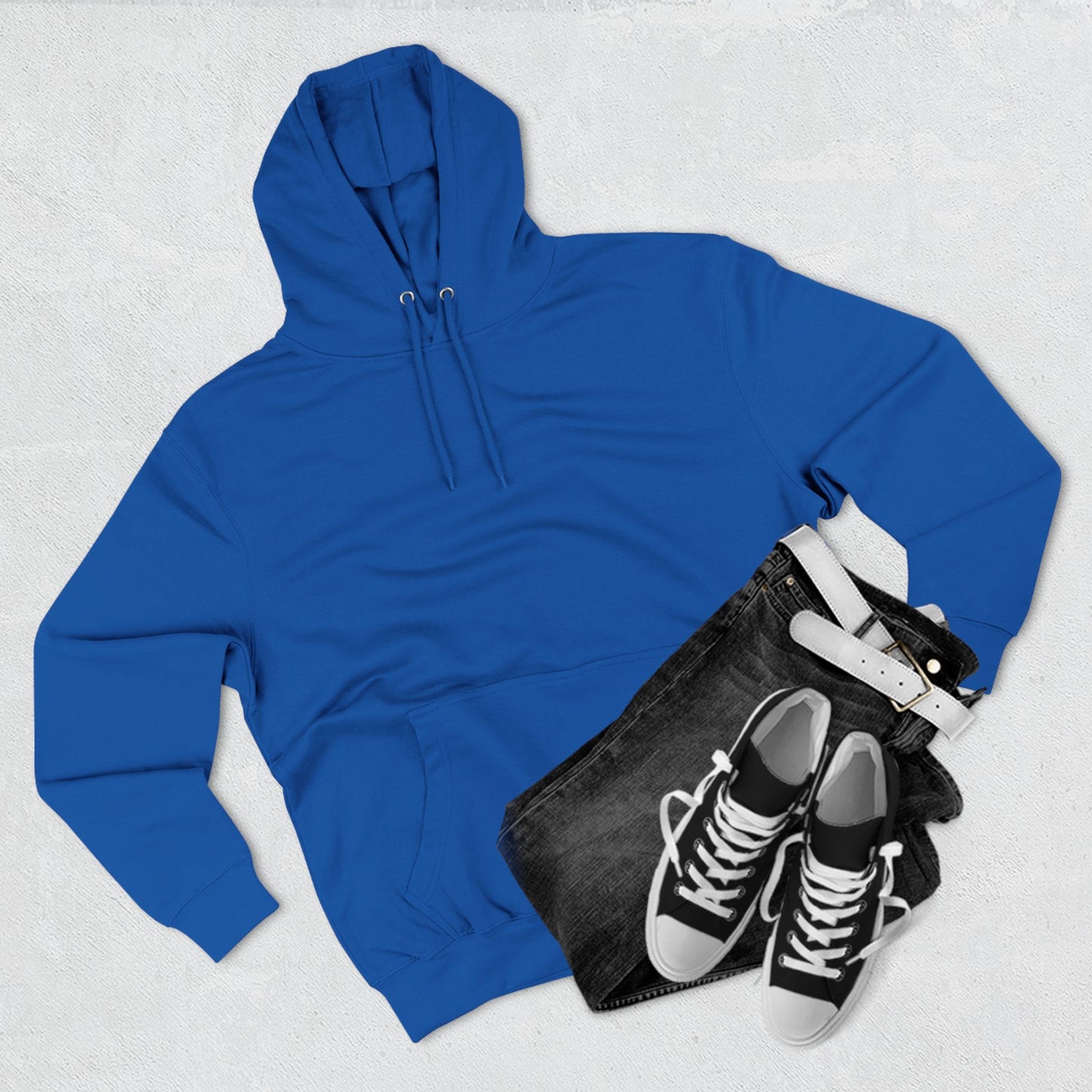 Biker Fleece Hoodie