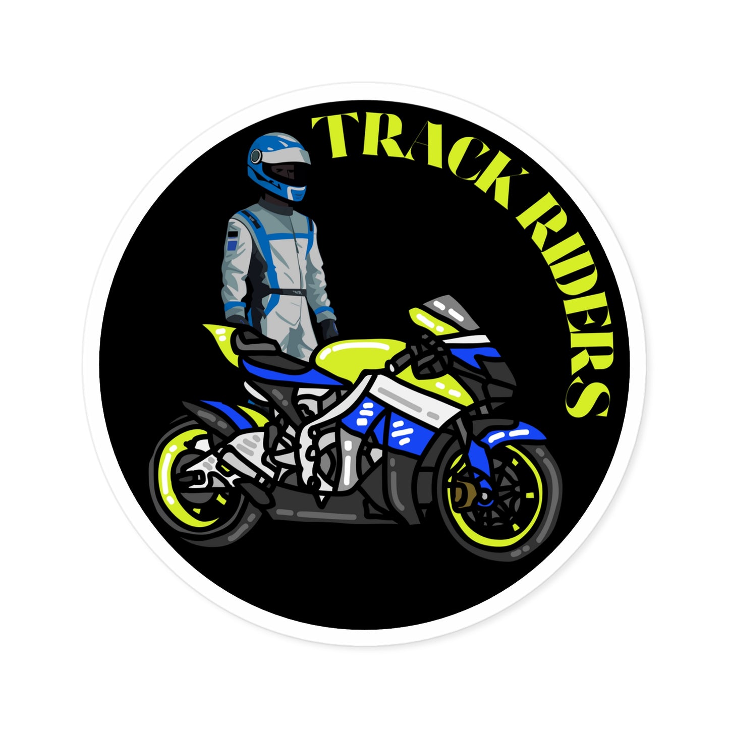 Track Rider Vinyl Sticker