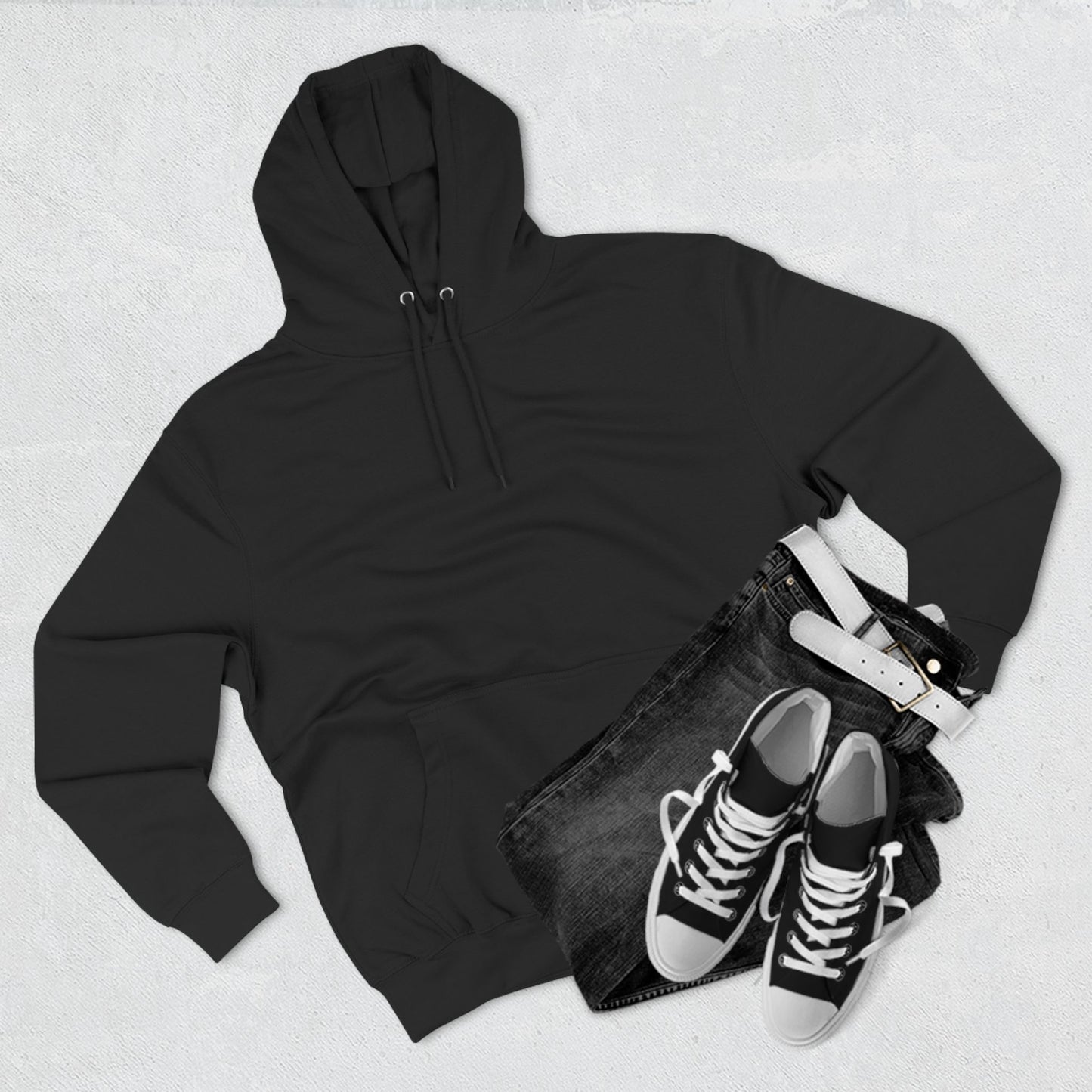 Biker Fleece Hoodie