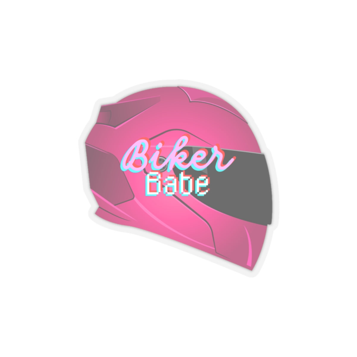 Biker Babe Sticker