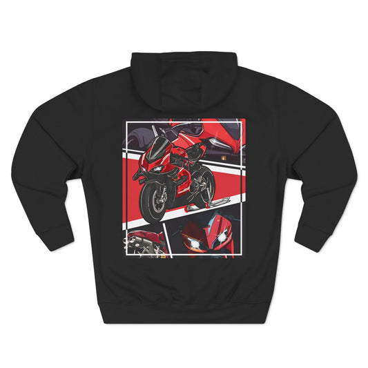 Moto Rider Fleece Hoodie